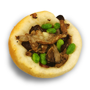 アヒージョ風枝豆きのこ