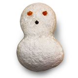 雪だるまパン