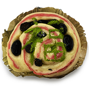 ミ祝新年!黒豆の紅白ロール
238円
