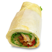 チキンと夏野菜のナンロール~チリコンカン風~¥292