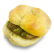 もち麦パンのほうじ茶クリーム
